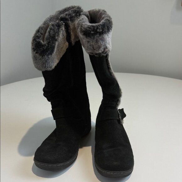 Denver Hayes T-Max Leather Winter Boots Black Size 7.5 - Picture 1 of 6